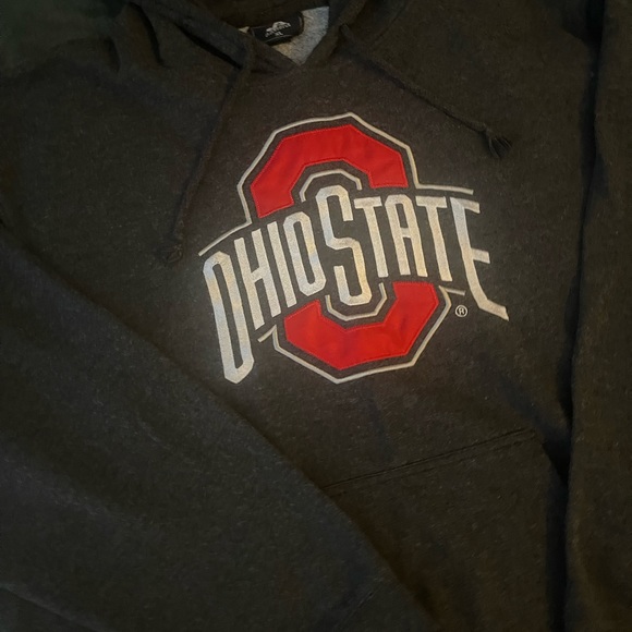 #203 VINTAGE Ohio State buckeyes Scarlet and gray college hoodie - Picture 13 of 13